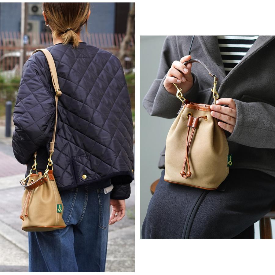 BRADY（ブレディ） #ELY エリー 巾着 ショルダーバッグ / コットン