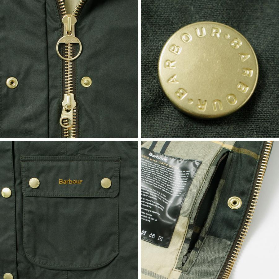 ほぼ新品　Barbour BEADNELL ワックスジャケット　ダークグリーン Barbour（バブアー） ビードネル クロップド ワックスジャケット
