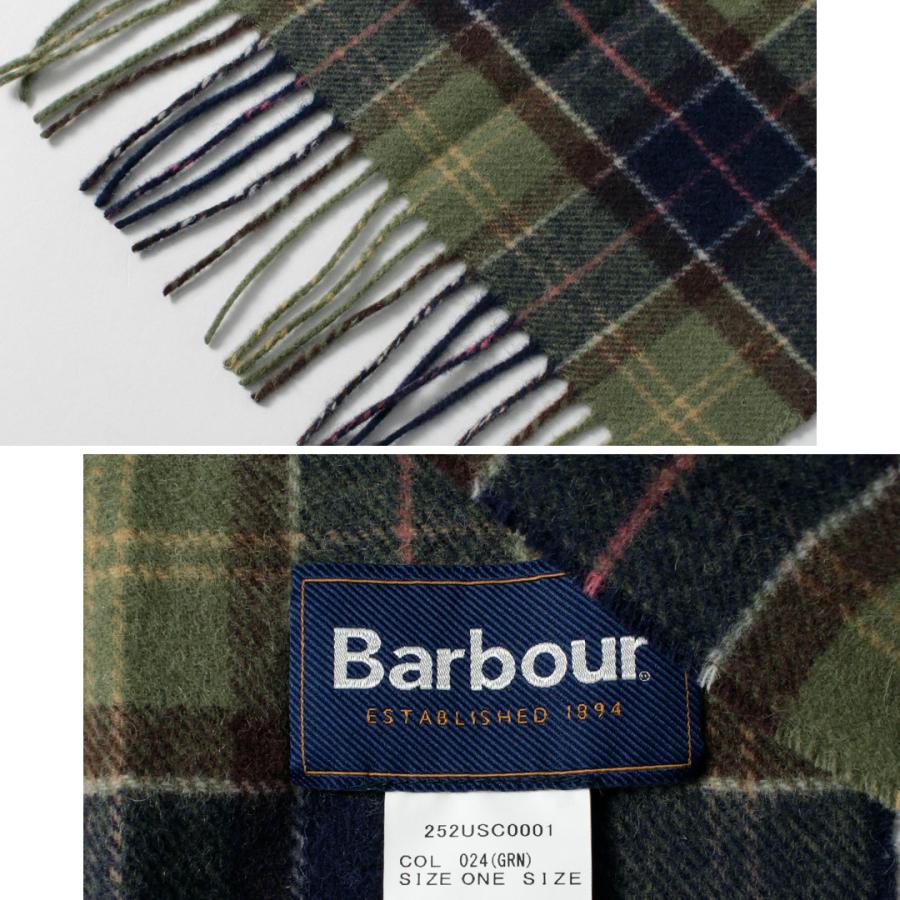 Barbour（バブアー） タータン ラムウール スカーフ / マフラー メンズ