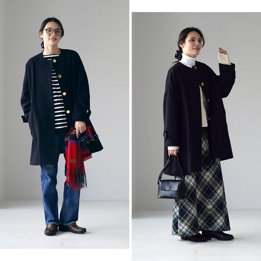 トラディショナル ウェザーウェア マールトン ノーカラー ネイビー34 MALTON NO COLLAR マールトン ノーカラー｜ネイビー｜ウィメンズ