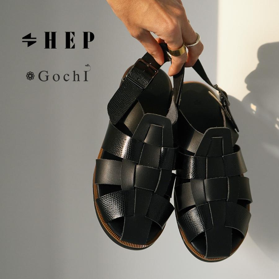 HEP（ヘップ） 別注 DRV ドライビング サンダル スネーク / グルカ