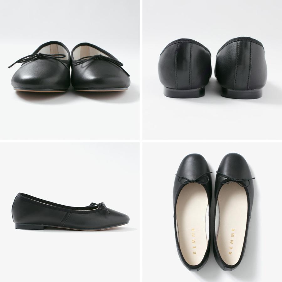 REMME（レメ） リボン バレエシューズ シープレザー / レディース 靴