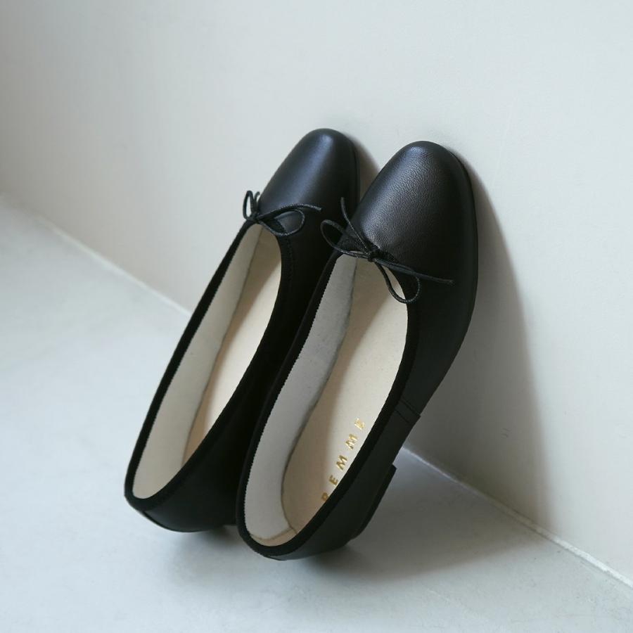 REMME（レメ） リボン バレエシューズ シープレザー / レディース 靴