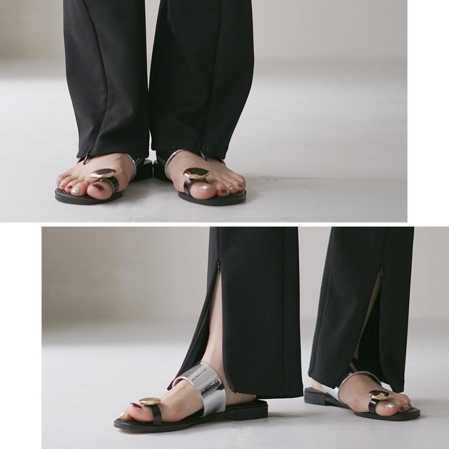 YENN YENN（イェン） フロントスリット フレアパンツ / ボトムス