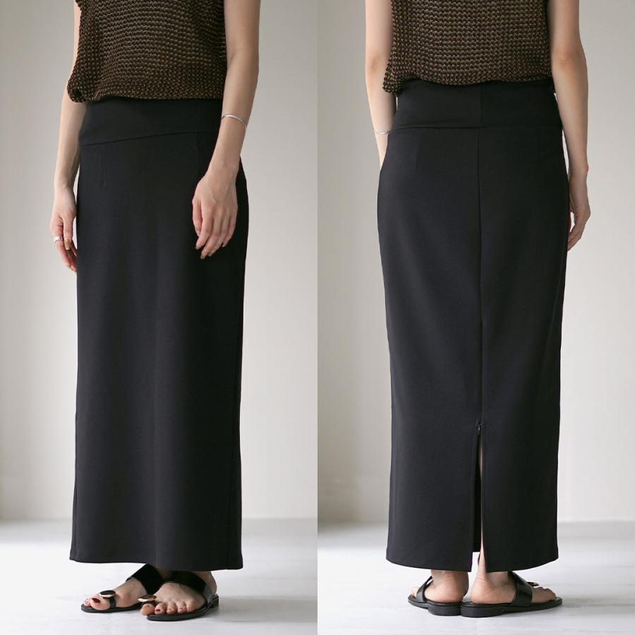 新品　YENN イエン　ADJUST SLIT SKIRT ブラック 38 YENN YENN（イェン） アジャスト スリットスカート / ロング タイト