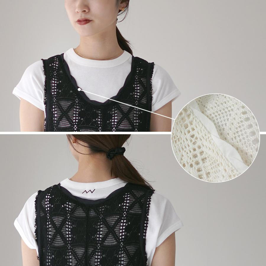 YENN YENN（イェン） クロシェ レースワンピース / ノースリーブ