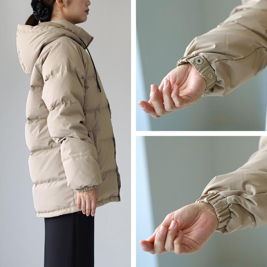 美品　ケープハイツ ダウンジャケット　カーキ　XS レディース　色褪せなし Cape HEIGHTS（ケープハイツ） LUTAK×TAION ダウンジャケット