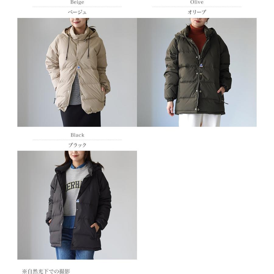 ケープハイツ✨タグ付き未使用　　　ゆるっと着れる軽量ダウン　2024AWカーキ Cape HEIGHTS（ケープハイツ）の「【Cape HEIGHTS/ケープハイツ