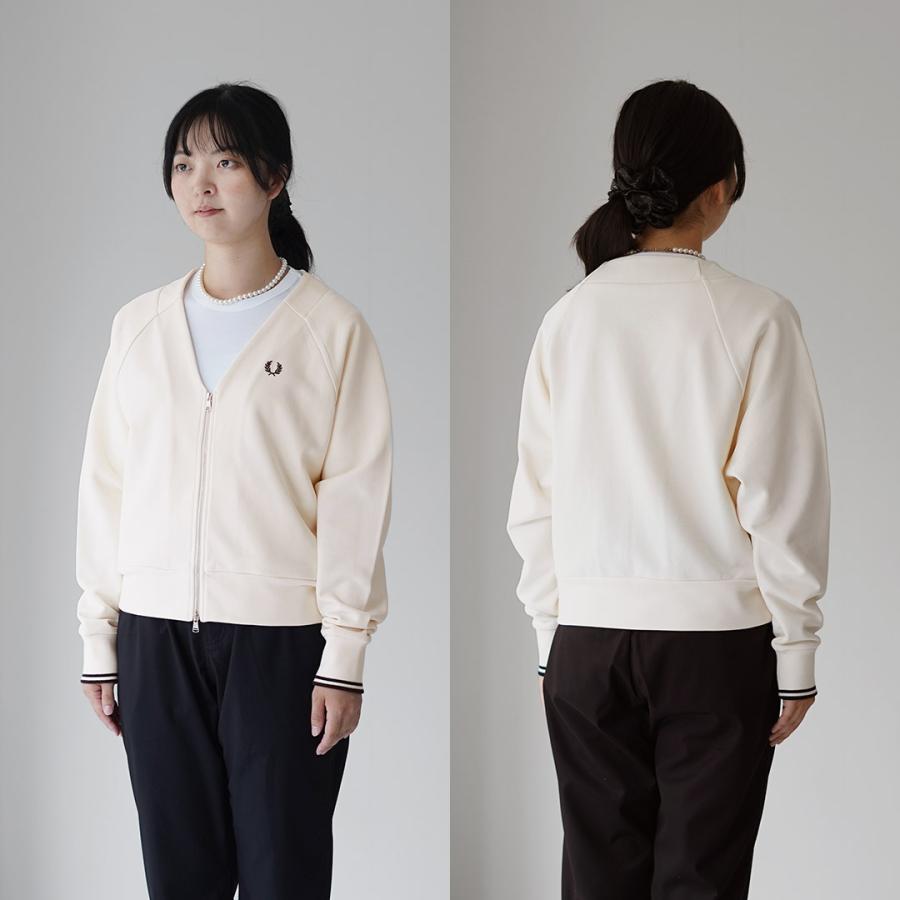FRED PERRY（フレッドペリー） ジップスルー スウェットカーディガン
