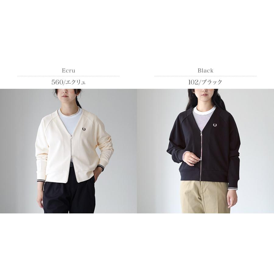 FRED PERRY（フレッドペリー） ジップスルー スウェットカーディガン