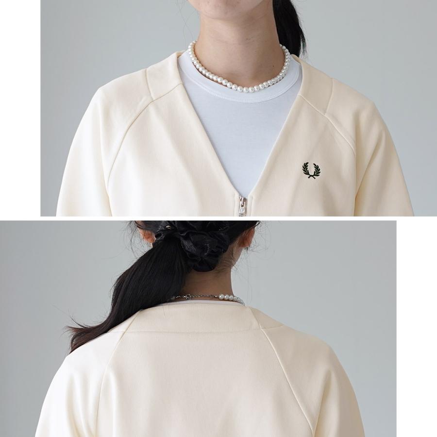 FRED PERRY（フレッドペリー） ジップスルー スウェットカーディガン