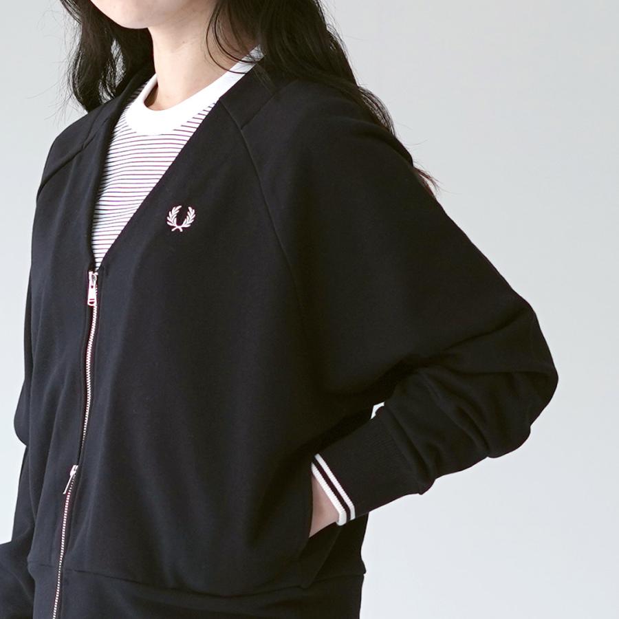 FRED PERRY（フレッドペリー） ジップスルー スウェットカーディガン