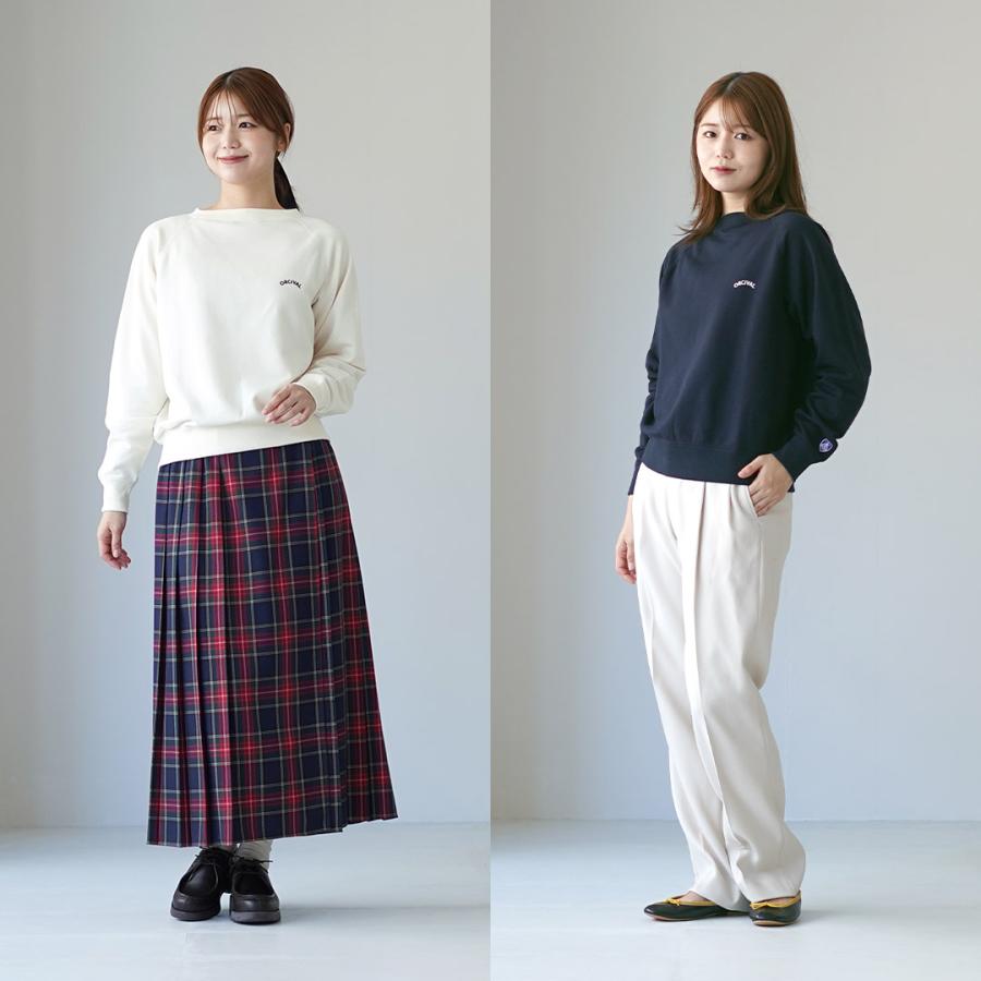 ORCIVAL（オーシバル） ミニ フレンチテリー ボートネック スウェット