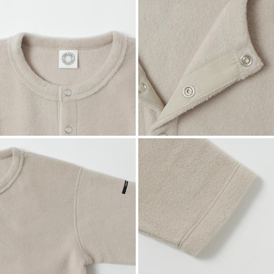 ORCIVAL（オーシバル） フリース クルーネック カーディガン