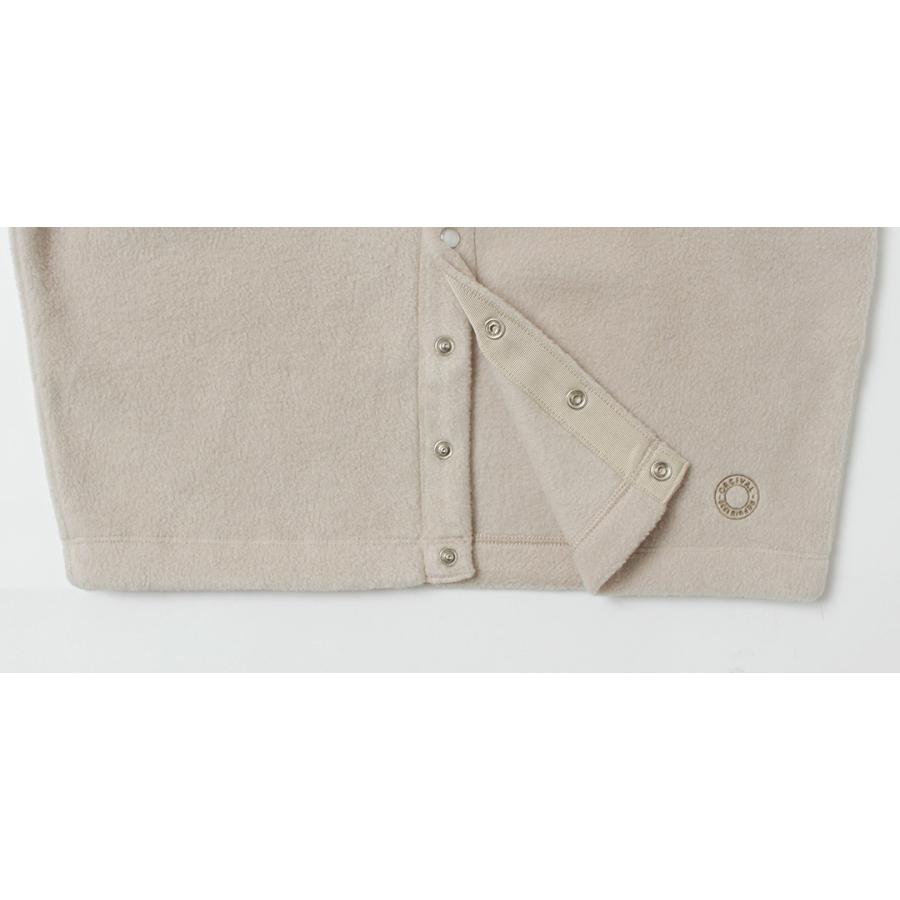 ORCIVAL（オーシバル） フリース クルーネック カーディガン