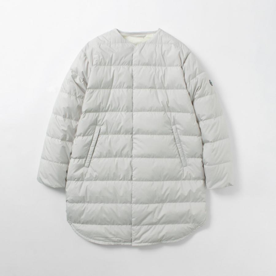 ORCIVAL（オーシバル） ラウンドネック ロング ダウンコート