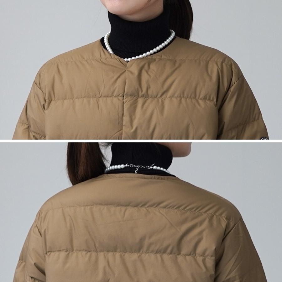 ORCIVAL（オーシバル） ラウンドネック ロング ダウンコート