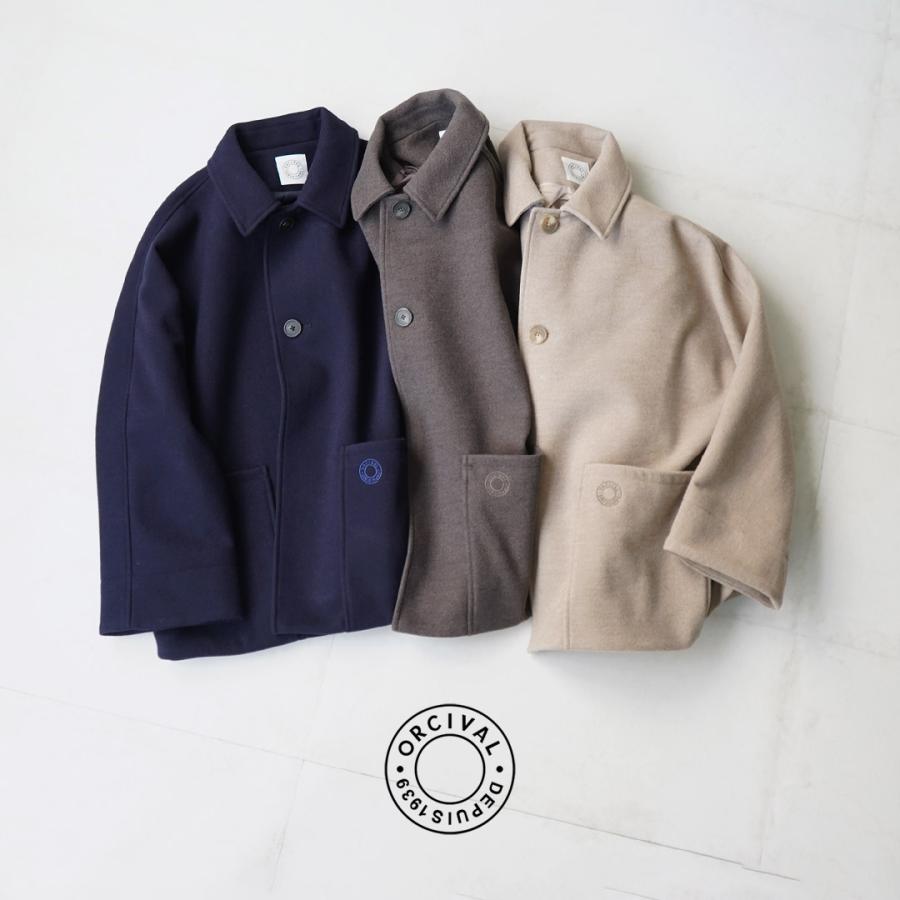 ORCIVAL（オーシバル） ウールライク ドルマンスリーブ ジャケット / レディース ショート丈 DOLMAN SLEEVE JACKETの画像