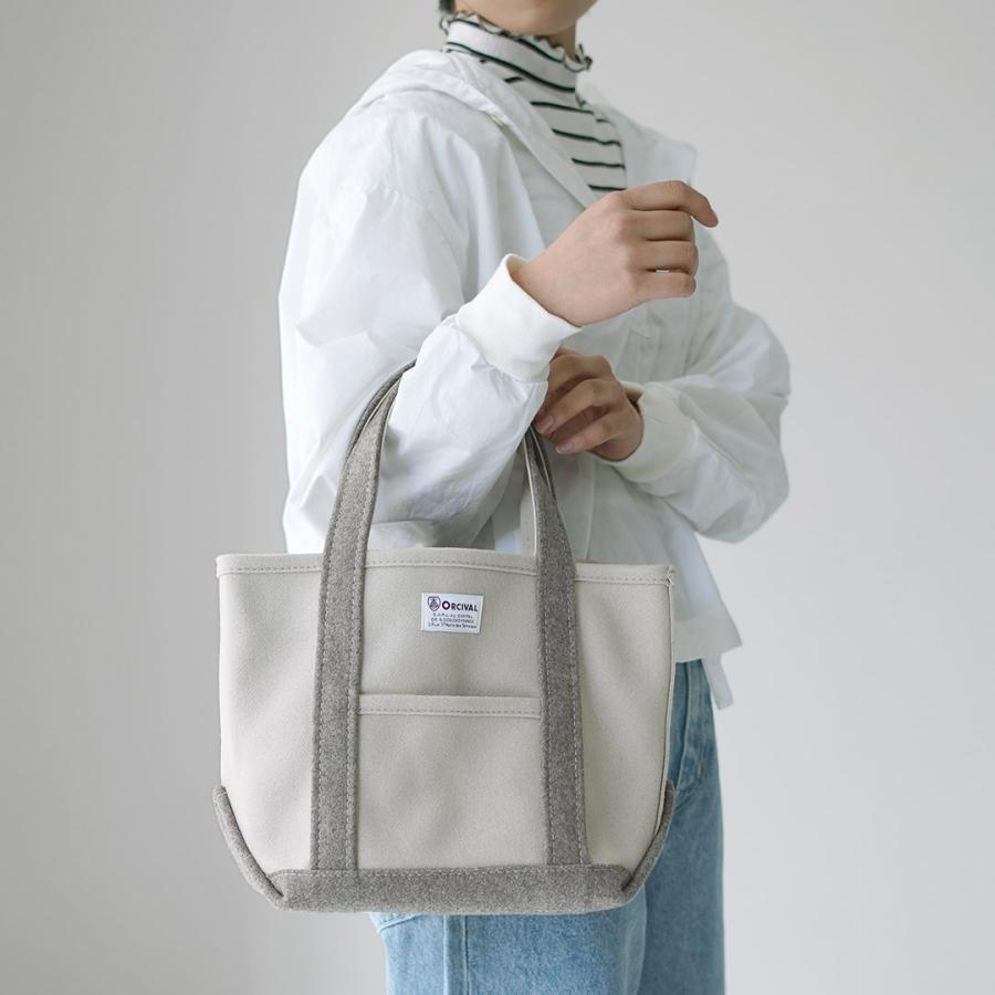 ORCIVAL（オーシバル） ヘビーメルトン トートバッグ S / ウール