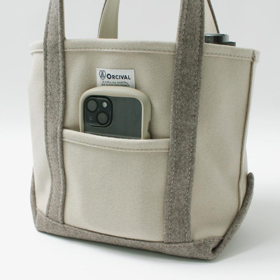 ORCIVAL（オーシバル） ヘビーメルトン トートバッグ S / ウール