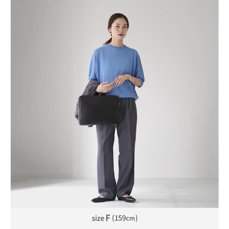 mao made（マオメイド） ヘルシーヤーン ニット ハーフスリーブ T