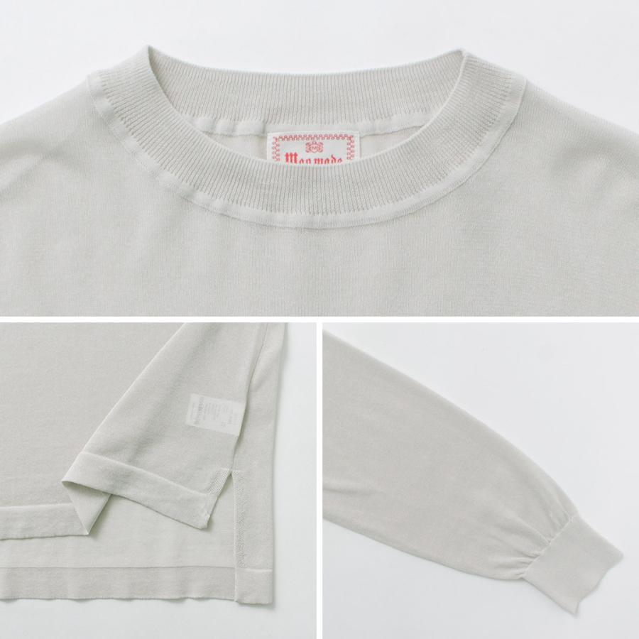 mao made（マオメイド） ヘルシーヤーン ニット ロングスリーブ T 