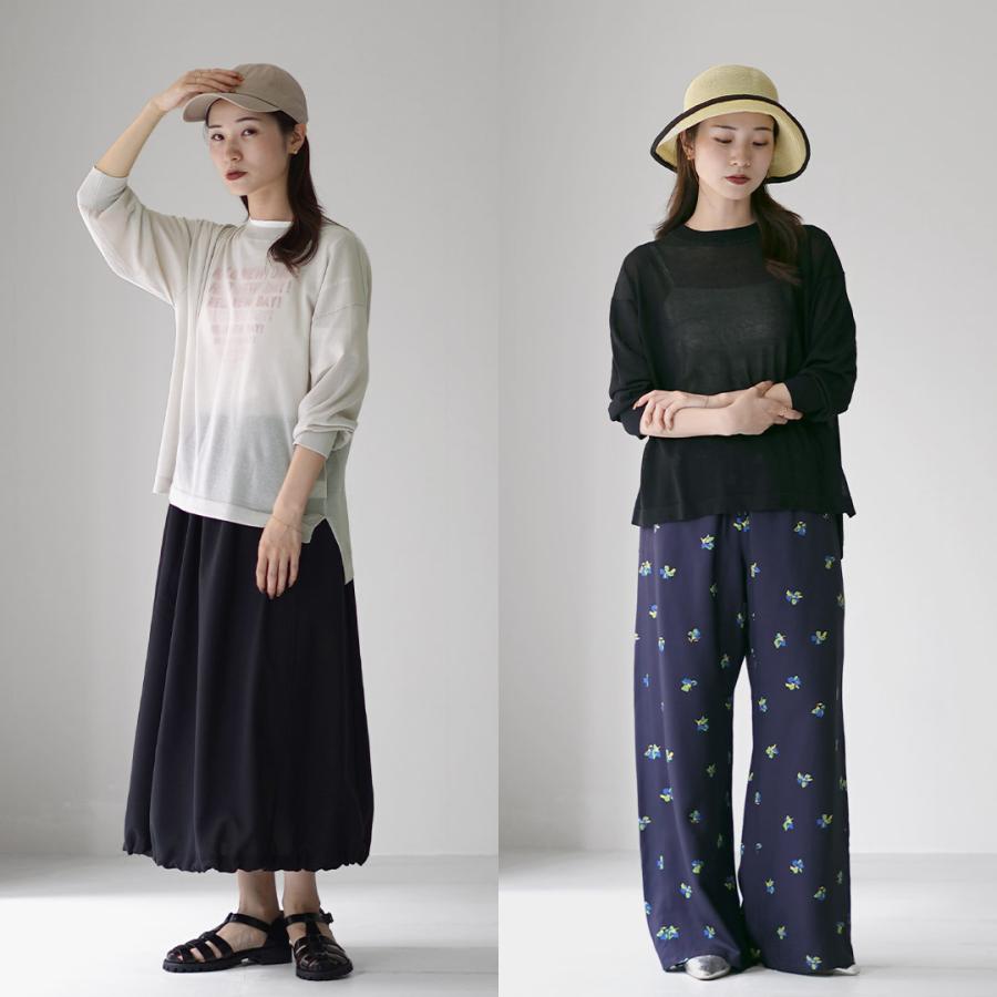 mao made（マオメイド） ヘルシーヤーン ニット ロングスリーブ T