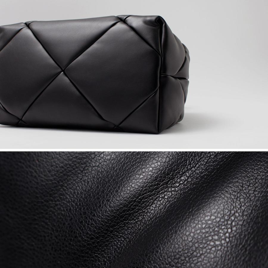 YAHKI（ヤーキ） ダイヤキルト トートバッグ フェイクレザー