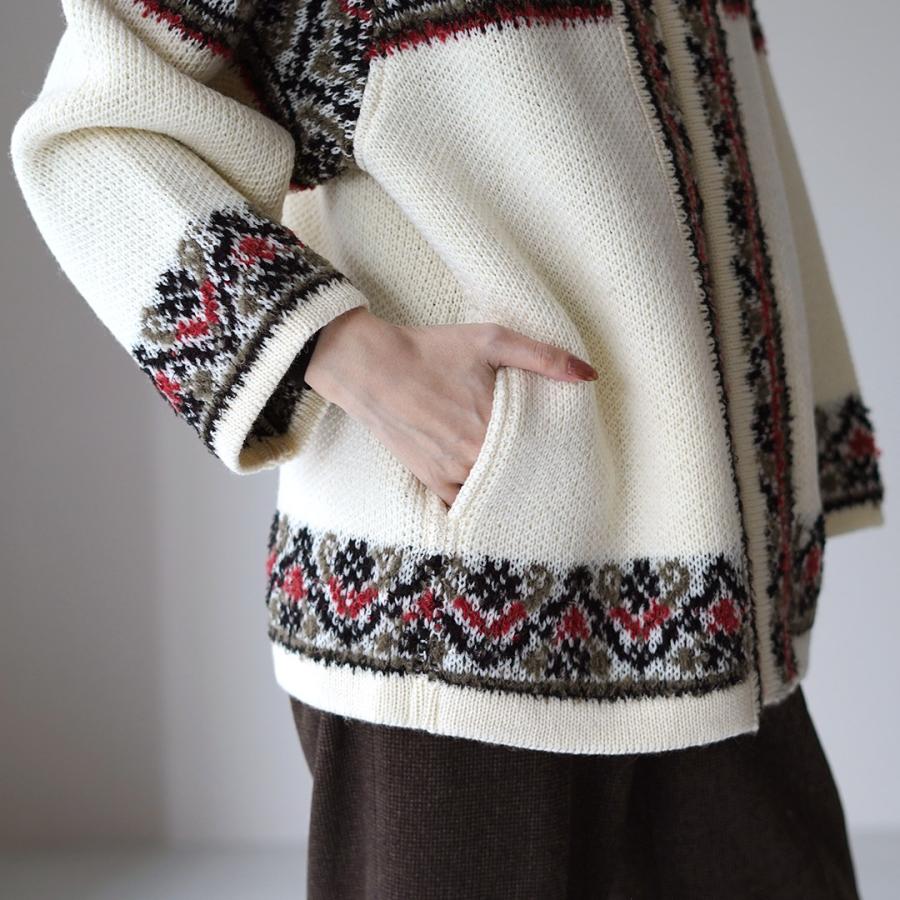 COOHEM コーヘン モヘア ノルディック ニット セーター 米冨 COOHEM| コーヘン | NORDIC KNIT SWEATER｜ノルディックニットセータ