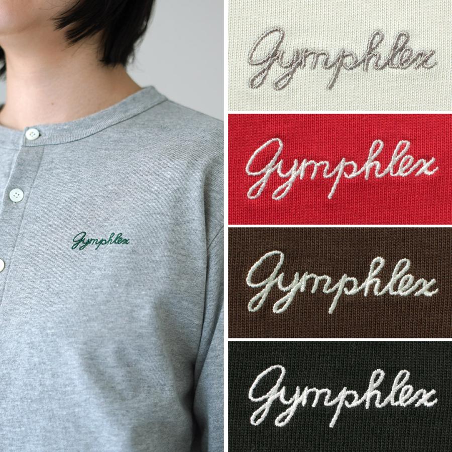 GYMPHLEX（ジムフレックス） クルーネック ロゴカーディガン