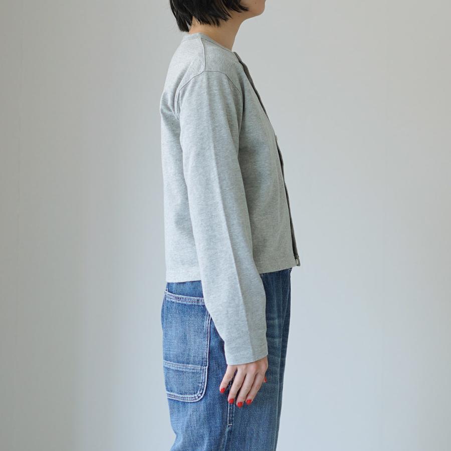 GYMPHLEX（ジムフレックス） クルーネック ロゴカーディガン