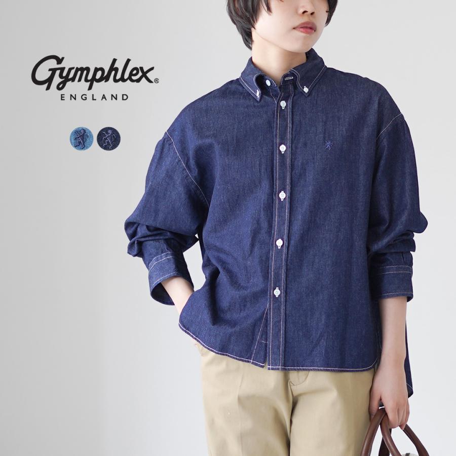 GYMPHLEX（ジムフレックス） B.D.デニムシャツ ショート / トップス