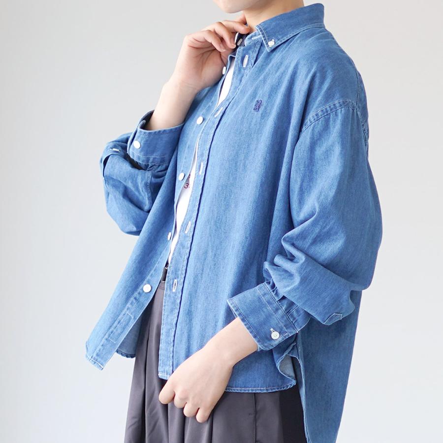 GYMPHLEX（ジムフレックス） B.D.デニムシャツ ショート / トップス