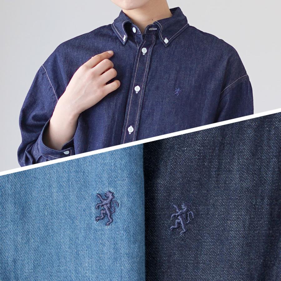 GYMPHLEX（ジムフレックス） B.D.デニムシャツ ショート / トップス