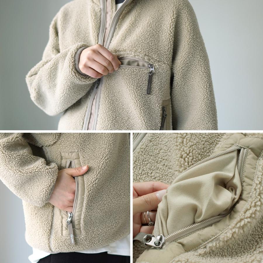 GYMPHLEX（ジムフレックス） ライトボア ブルゾン / レディース