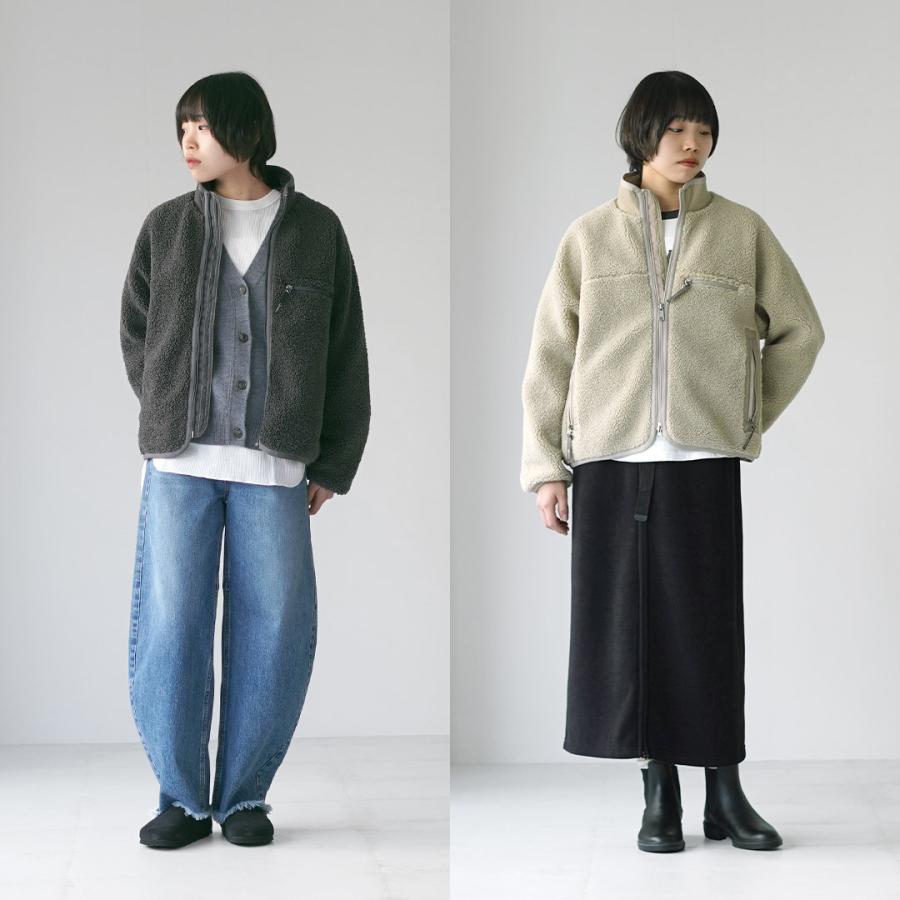 GYMPHLEX（ジムフレックス） ライトボア ブルゾン / レディース