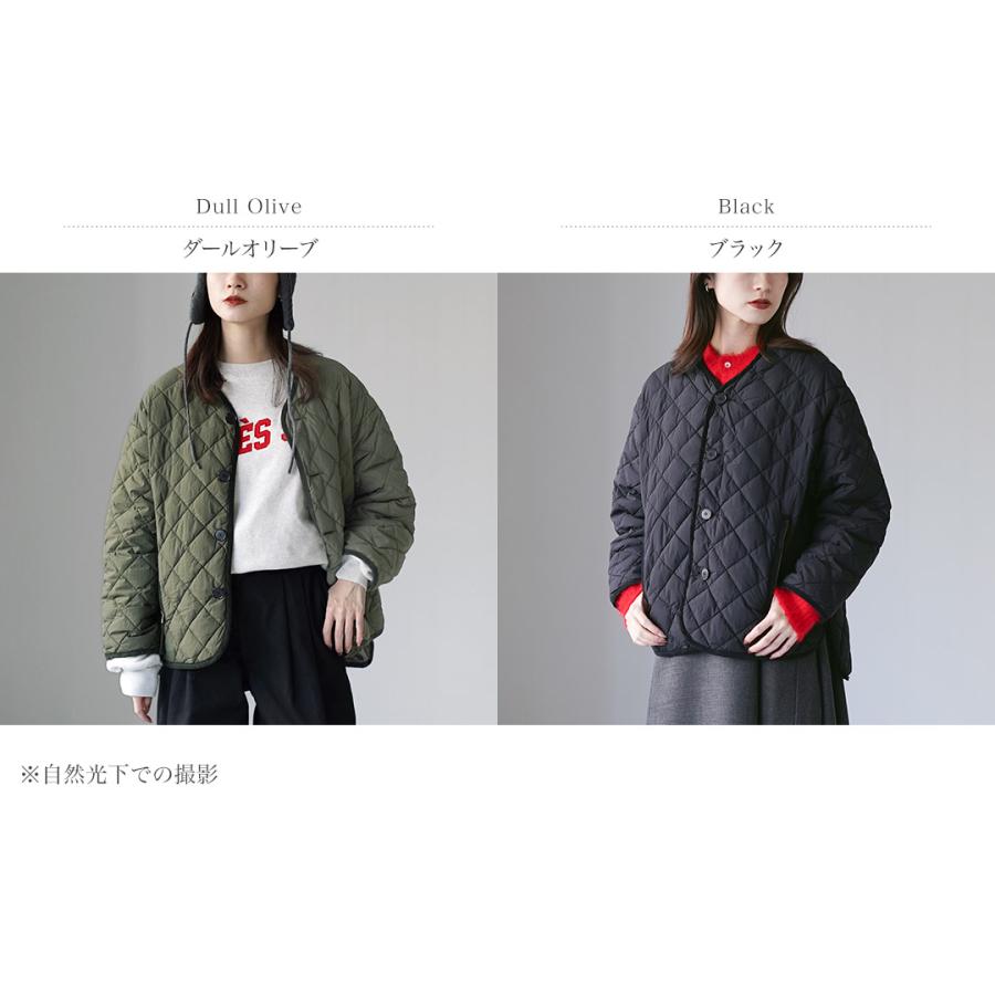 GYMPHLEX（ジムフレックス） ノーカラー キルトジャケット ショート