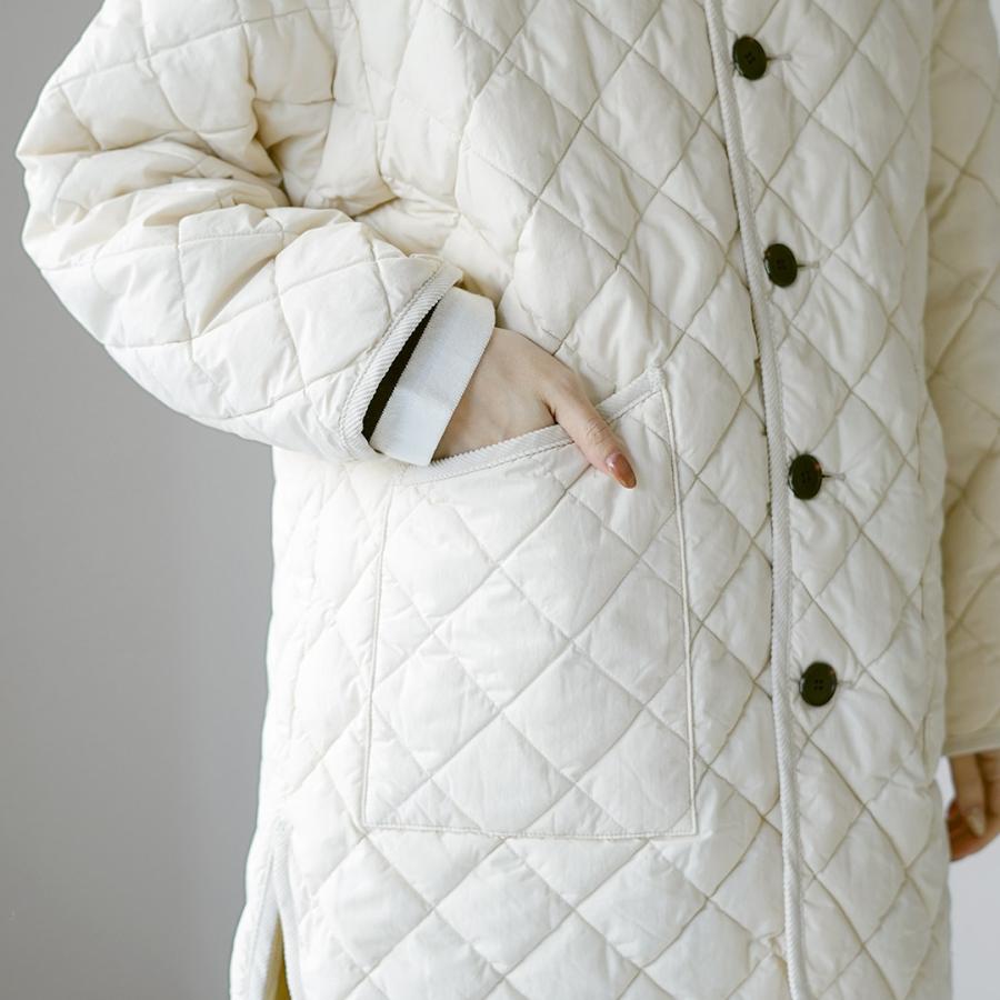 GYMPHLEX（ジムフレックス） ノーカラー キルトジャケット