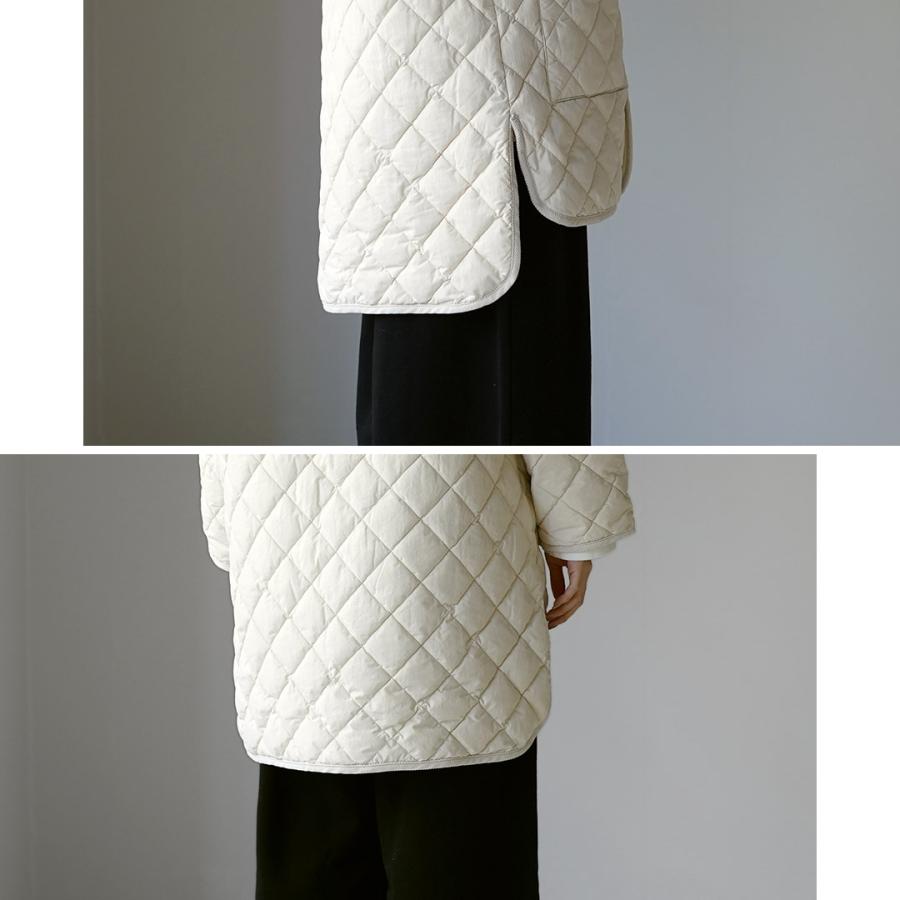 GYMPHLEX（ジムフレックス） ノーカラー キルトジャケット