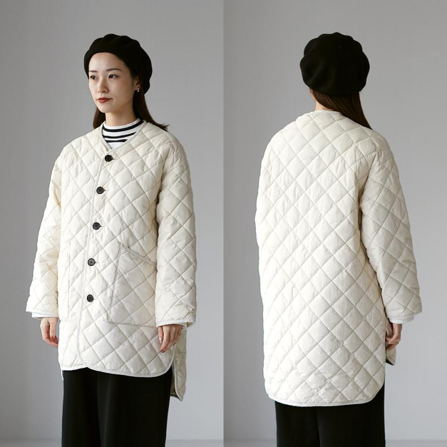 GYMPHLEX GYMPHLEX（ジムフレックス） ノーカラー キルトジャケット