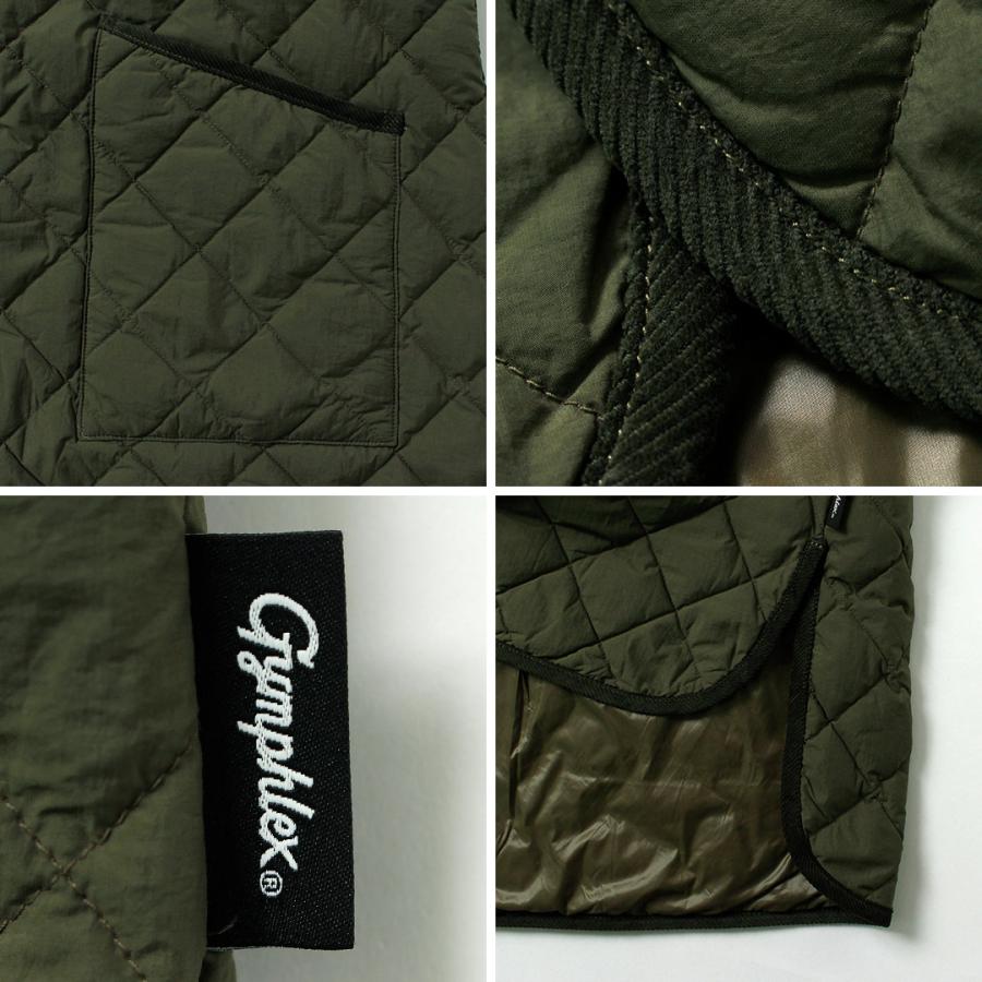 GYMPHLEX（ジムフレックス） ノーカラー キルトジャケット