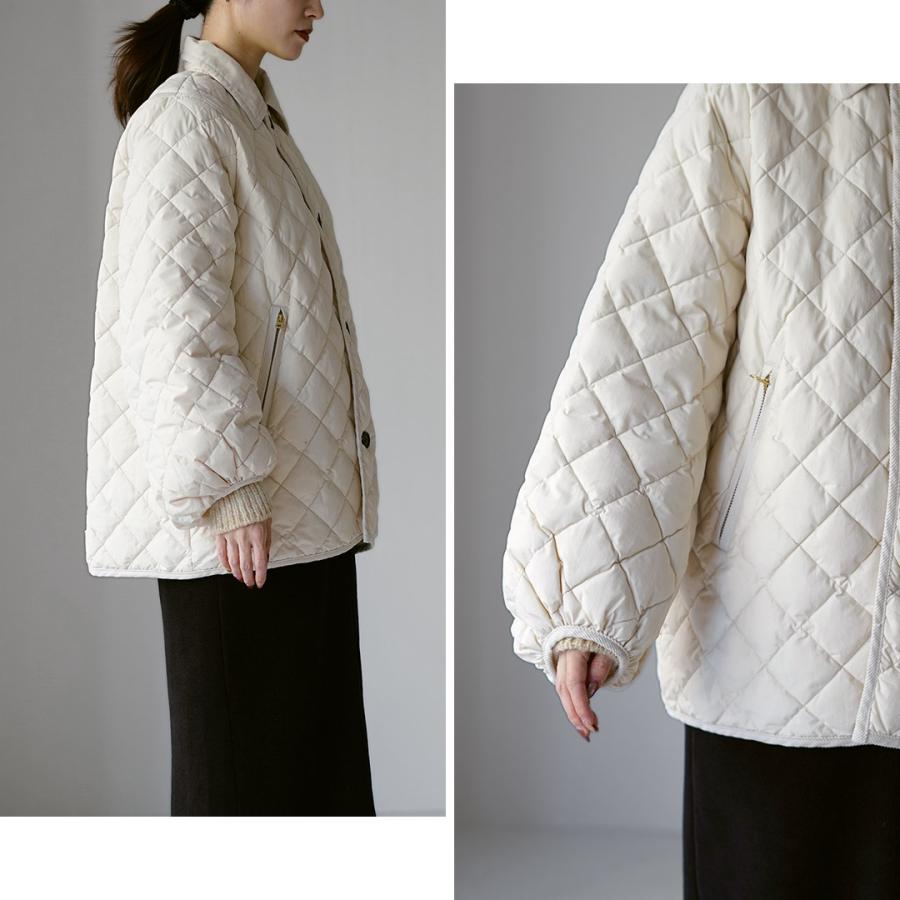 GYMPHLEX（ジムフレックス） パフスリーブ キルトジャケット