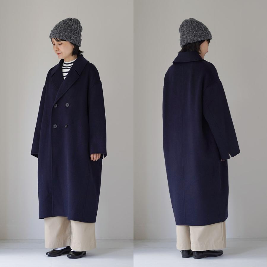 LE GLAZIK（ルグラジック） ダブルブレスト コート リバーコート