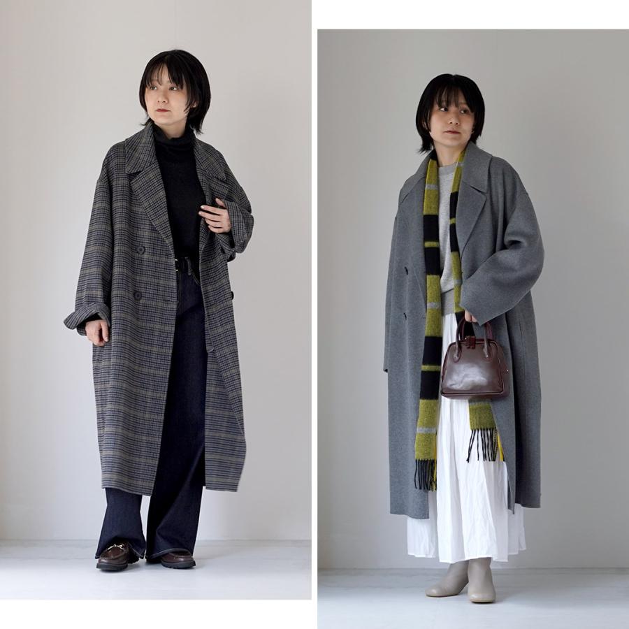 LE GLAZIK（ルグラジック） ダブルブレスト コート リバーコート