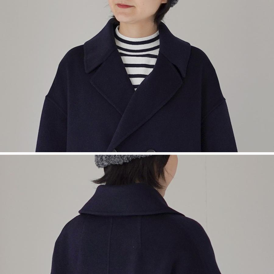 LE GLAZIK（ルグラジック） ダブルブレスト コート リバーコート