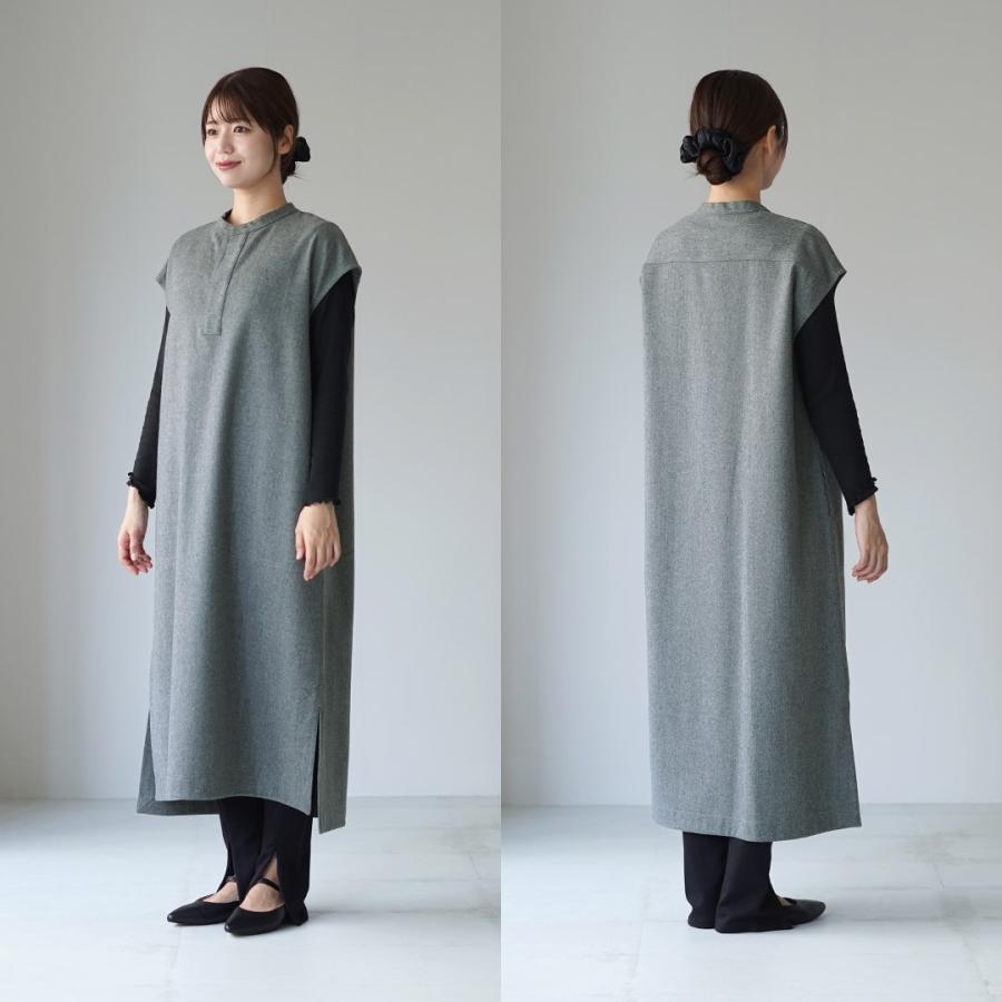 LE GLAZIK（ルグラジック） フランネル オーバーシャツ ドレス