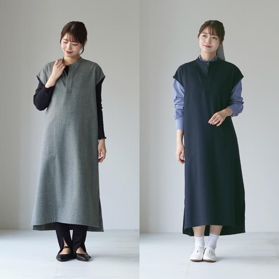 LE GLAZIK（ルグラジック） フランネル オーバーシャツ ドレス