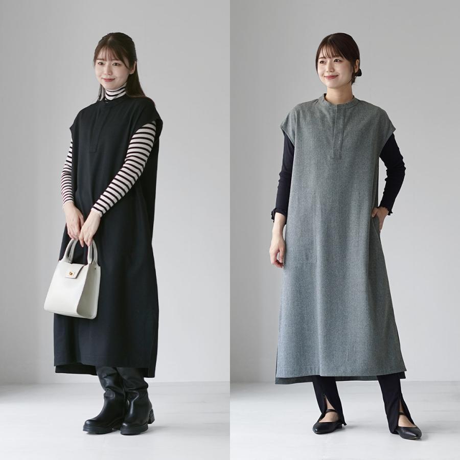 LE GLAZIK ワンピース　グレー　ノースリーブ LE GLAZIK ワンピース グレー ノースリーブ LE GLAZIK（ルグラジック