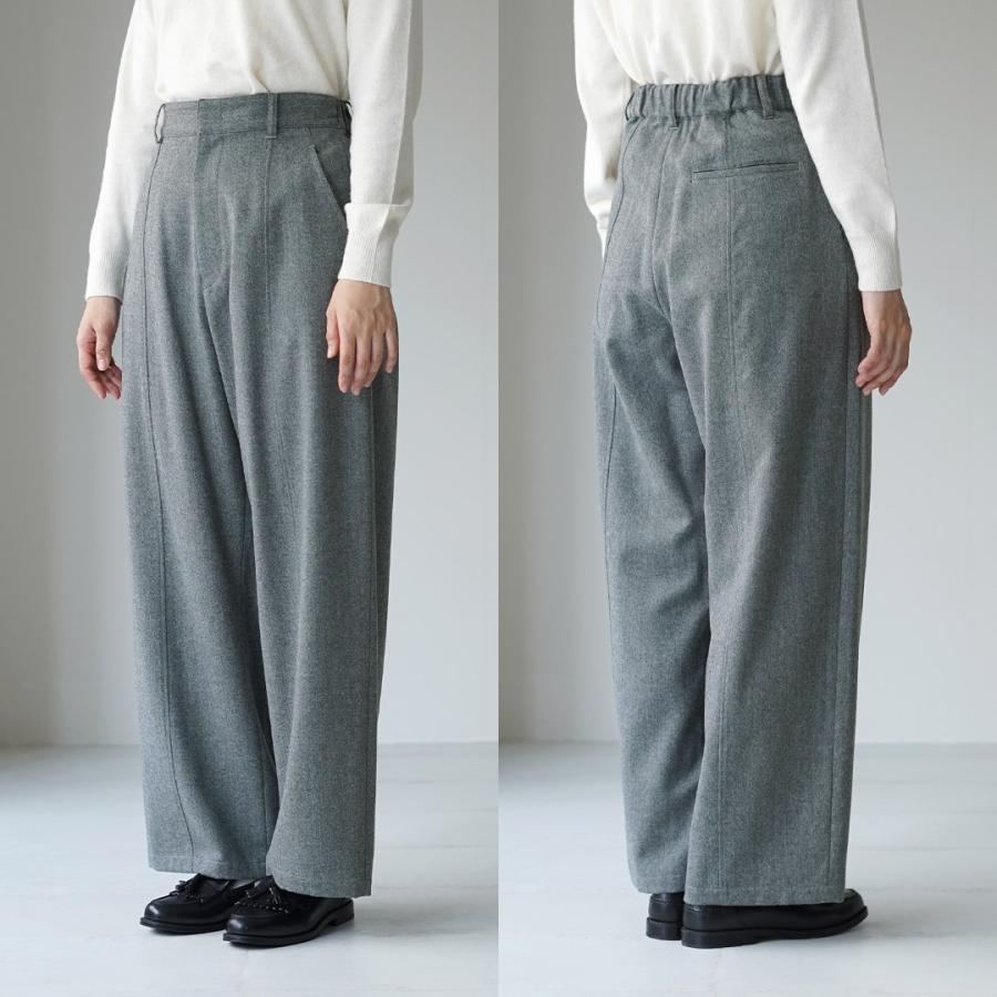 LE GLAZIK（ルグラジック） フランネル ワイドパンツ / レディース