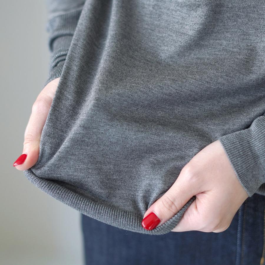 Shinzone（シンゾーン） コットン シルク ハイネック ニット 24AMSNI10